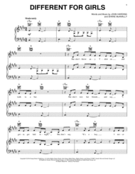 Different For Girls Sheet Music by Dierks Bentley feat. Elle King