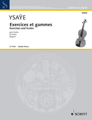 Exercises and Scales Sheet Music by Eugene Ysaye