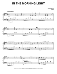 In The Morning Light Sheet Music by Yanni