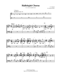 Hallelujah Chorus from Handel's Messiah - for 2-octave handbell choir Sheet Music by G. F. Handel