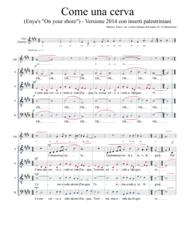 Come una Cerva (Sicut Cervus) Sheet Music by Enya