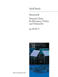 Hausmusik Op. 26 Sheet Music by Adolf Busch