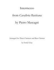 Intermezzo from "Cavalleria Rusticana" Sheet Music by Pietro Mascagni