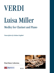 Luisa Miller. Medley for Clarinet and Piano Sheet Music by Giuseppe Verdi