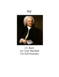 Air from Second Movement of Orchestral Suite No. 3 BWV 1068 Sheet Music by Johann Sebastian Bach