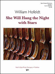 She Will Hang The Night With Stars Sheet Music by William Hofeldt