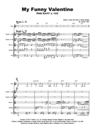My Funny Valentine - Jazz Ballad - Brass Quintet + Voice - Arr. Thomas H. Graf Sheet Music by Elvis Costello