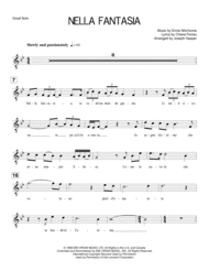 Nella Fantasia (vocal solo and orchestra) Sheet Music by Il Divo