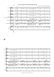 In the Hall of the Mountain King for String Orchestra Sheet Music by Edvard Grieg.