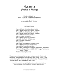 Hosanna (Praise Is Rising) Sheet Music by Paul Baloche and Brenton Brown