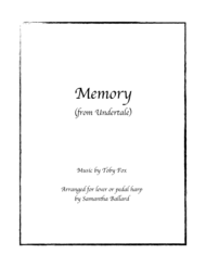 Memory (from Undertale) - Harp Solo Sheet Music by Toby Fox