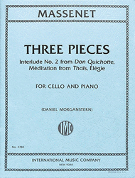 Three Pieces Sheet Music by Jules Massenet