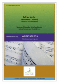 Call Me Maybe for Woodwind Quintet Sheet Music by Carly Rae Jepsen