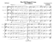 The Old Rugged Cross - Brass Quintet - Advanced Intermediate Sheet Music by George Bennard (19130 - Traditional Country Gospel