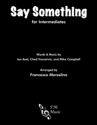 Say Something (for Intermediates) Sheet Music by A Great Big World and Christina Aguilera