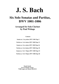J. S. Bach: 6 Sonatas and Partitas for Solo Violin