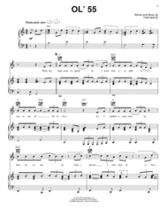 Ol' 55 Sheet Music by Tom Waits
