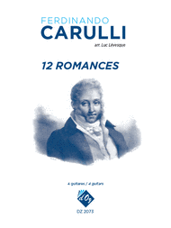 12 Romances Sheet Music by F. Carulli