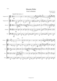 Musetta's Waltz From La Boheme Sheet Music by Giacomo Puccini