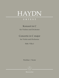 Concerto for Violin and Orchestra C major Hob. VIIa:1 Sheet Music by Franz Joseph Haydn