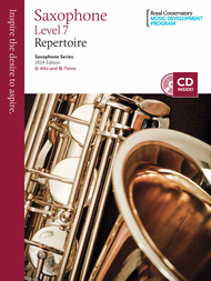 Saxophone Series: Saxophone Repertoire 7 Sheet Music by The Royal Conservatory Music Development Program