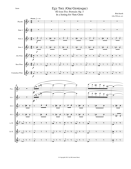 Bela Bartok - Egy Torz for Flute Choir Sheet Music by Bela Bartok