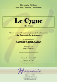 Le Cygne (The Swan) - Carnaval des Animaux (carnival of the animals) for Concert Band Sheet Music by Camille Saint-Saens