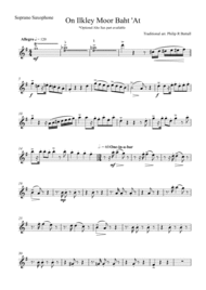 On Ilkley Moor Baht 'At (Saxophone Quartet / Quintet) - Set of Parts [x4 / 5] Sheet Music by Philip R Buttall
