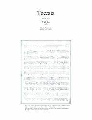 TOCCATA (fanfare) from the 1607 opera "L'Orfeo" by Claudio Monteverdi (arr. for full band - score