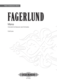 Mana Sheet Music by Sebastian Fagerlund