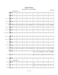 Latin Force Sheet Music by Cabe Howden
