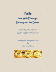 Belle from Walt Disney's Beauty and the Beast for Saxophone Choir Sheet Music by Alan Menken