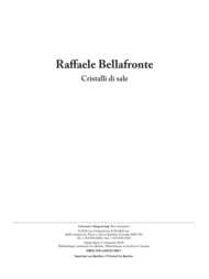 Cristalli di sale Sheet Music by Raffaele Bellafronte