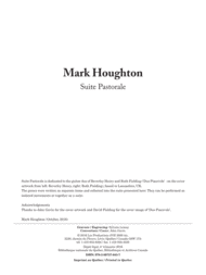 Suite Pastorale Sheet Music by Mark Houghton