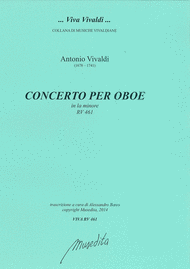 Oboe Concerto in a minor RV 461 Sheet Music by Antonio Vivaldi