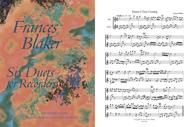 Six Duets (score and part set) Sheet Music by Frances Blaker