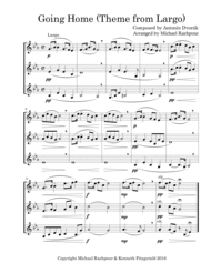 Going Home (Theme from Largo) for Three Trumpets Sheet Music by Antonin Dvorak