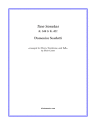 Sonatas K. 421 and K. 544 Sheet Music by Domenico Scarlatti
