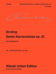 Six Piano Pieces Sheet Music by Christian Sinding