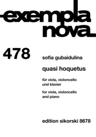 Quasi Hoquetus Sheet Music by Sofia Gubaidulina