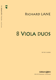 8 Viola Duos Sheet Music by Richard Lane