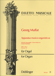 Apparatus musico-organisticus Band 1 Sheet Music by George Muffat
