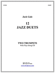 12 Jazz Duets for Two Trumpets Sheet Music by Jack Gale