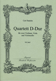 Quartett D-Dur Sheet Music by Carl Stamitz