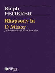 Rhapsody in D Minor Sheet Music by Ralph Federer
