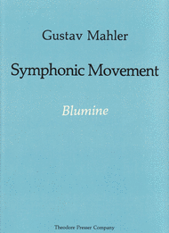Symphonic Movement Sheet Music by Gustav Mahler