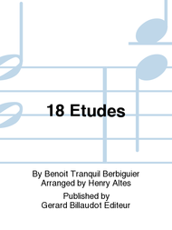18 Etudes Sheet Music by Benoit Berbiguier
