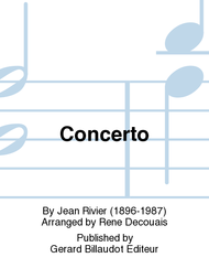 Concerto Pour Saxophone Alto Trompette Et Orch Sheet Music by Jean Rivier