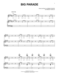 Big Parade Sheet Music by The Lumineers