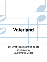 Vaterland (1946) Sheet Music by Ernst Pepping